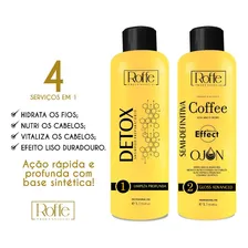 Selagem Escova Progressiva Coffee Alisa Afro E Crespo 2x1l Foto mini 3