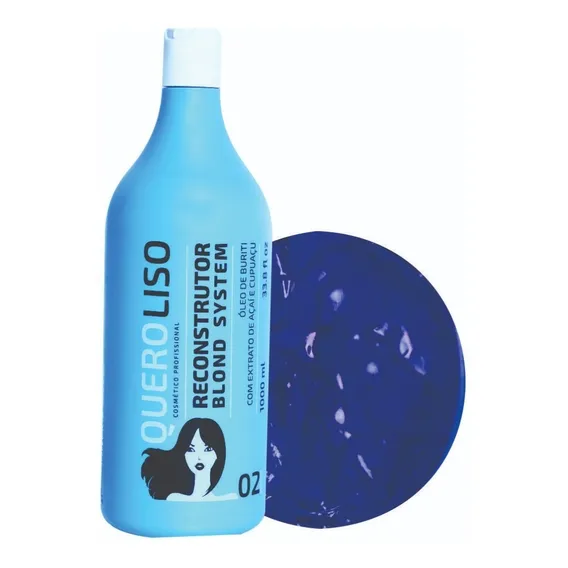Selagem Orgânica Blond System 1l Da Quero Liso Cosméticos Foto 1