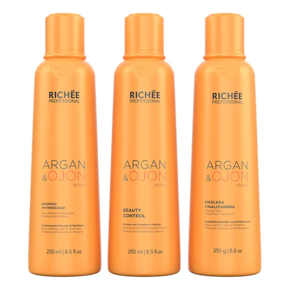 Selagem Térmica Argan E Ojon 3x250ml Foto 1