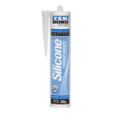 Selante de silicone Tekbond Silicone acético transparente em cartucho 280g Foto  mini 1