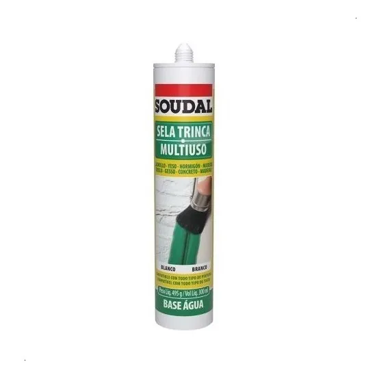 Selante Multiuso Base Agua 495g Soudal Foto 1
