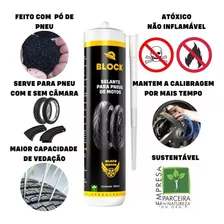 Selante Para Pneus Moto 300ml Com E Sem Câmara Block Selante Foto mini 4