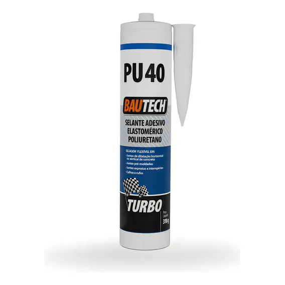 Selante Pu40 310g Bautech - Branco Foto 1
