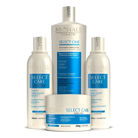 Select One 1 Litro + Kit Select Care Pós Progressiva Prohall Foto 1