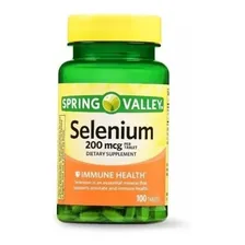 Selenium/selênio 200 Mcg Spring Valley Com 100 Tablets Foto  mini 1