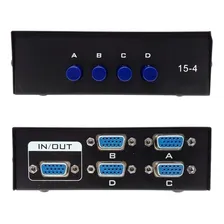 Seletor Chaveador Switch Vga 1x4 Ou 4x1 Monitor (15-4) Foto mini 4