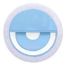 Selfie Ring Light Azul Foto  mini 1
