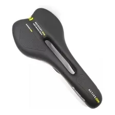 Selim Absolute Atletic Foam 2354h Vazado Cavidade Bike Preto Foto mini  2
