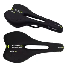 Selim Absolute Atletic Foam 2354h Vazado Cavidade Bike Preto Foto  mini 1