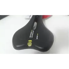 Selim Absolute Atletic Foam 2354h Vazado Cavidade Bike Preto Foto mini  3