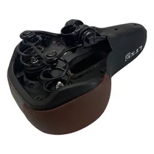Selim Banco Antiprostático P Bike 2 Molas Ltx Vazado Gel Foto mini 4