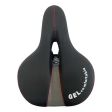 Selim Banco Antiprostático P Bike 2 Molas Ltx Vazado Gel Foto mini 2