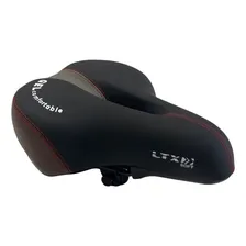 Selim Banco Antiprostático P Bike 2 Molas Ltx Vazado Gel Foto mini 3