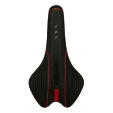 Selim Banco Bicicleta Mtb Preto Vermelho Foto mini  2