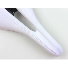 Selim Bicicleta Argon Romin Branco Vazado P/ Speed Mtb 143mm Foto mini 4