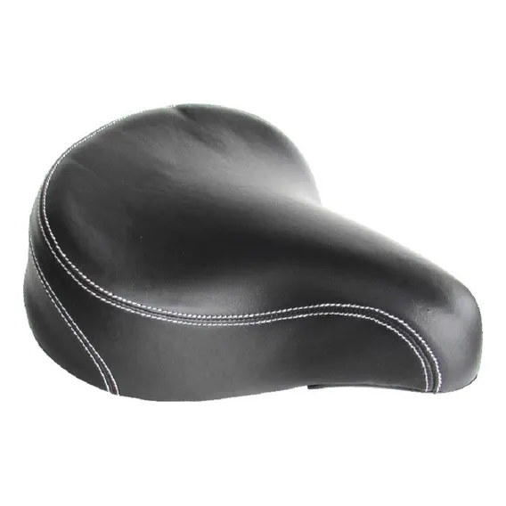 Selim Largo Banco Para Bike Mtb Wl-6005 Preto Com 2 Molas Foto 1