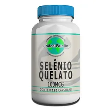 SelĂȘnio Quelato 100mcg 120 CĂĄpsulas Sabor Natural Foto mini 1