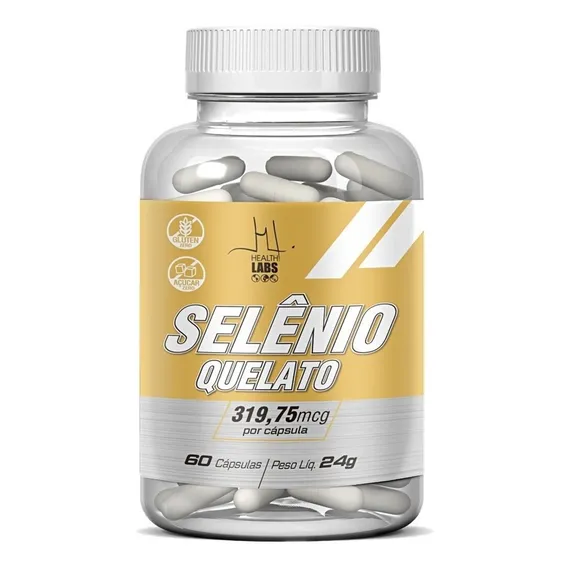 Selênio Quelato 319,75mcg Por Cápsulas - 60 Cáps Foto 1