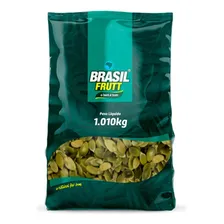 Semente Ab贸bora Sem Casca Torrada Salgada 1kg Brasil Frutt Foto mini 1