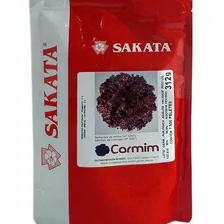 Semente Alface Roxa Carmim Sakata 7500 Sementes Foto mini 3