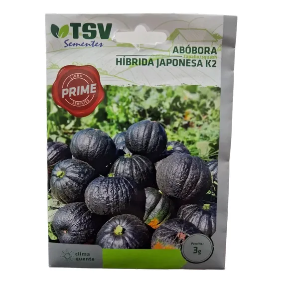 Semente De Abóbora Tetsukabuto Híb. K2 F1 Tsv 3g 20 Sementes Foto 1