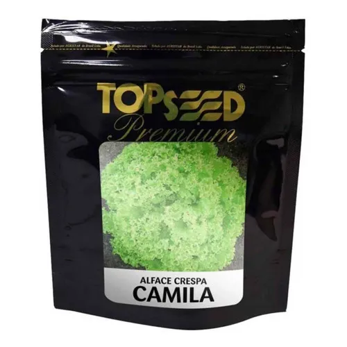 Semente De Alface Crespa Camila Peletizada - 324g - Topseed Foto 1