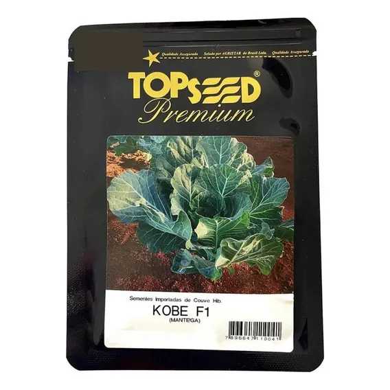 Semente De Couve Manteiga Kobe 25.000 Sementes Topseed Foto 1