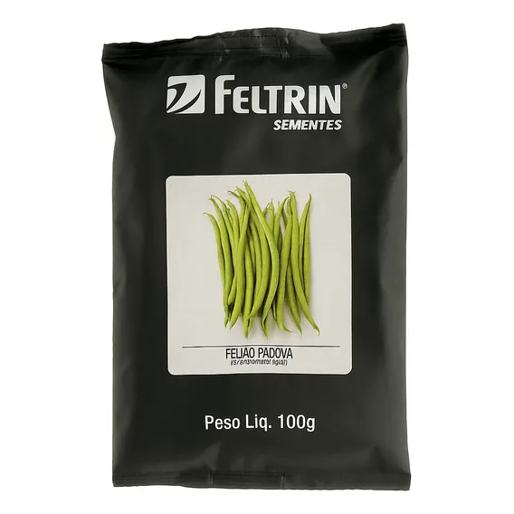 Semente de Feijao Vagem Padova Feltrin 100g Foto 1