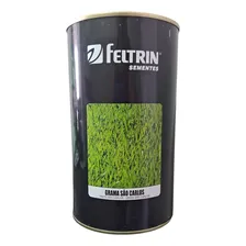 Semente De Grama São Carlos Folha Larga Verde Feltrin 500g Foto  mini 1