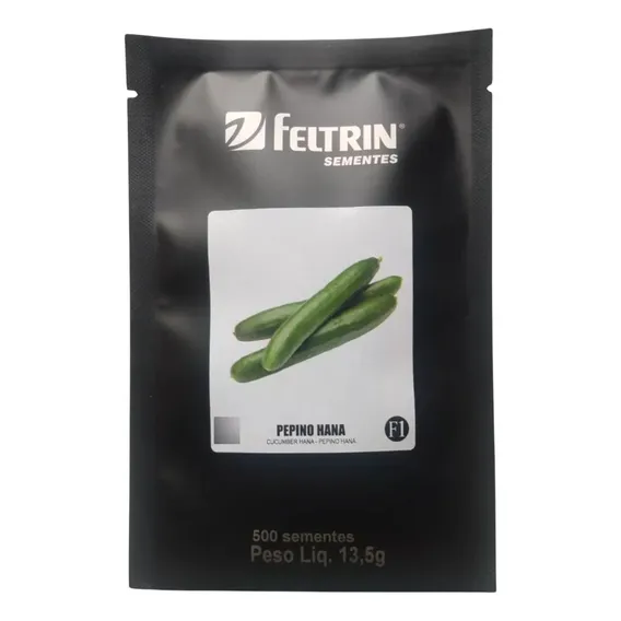 Semente De Pepino Japonês Hana 500 Sementes Feltrin Foto 1