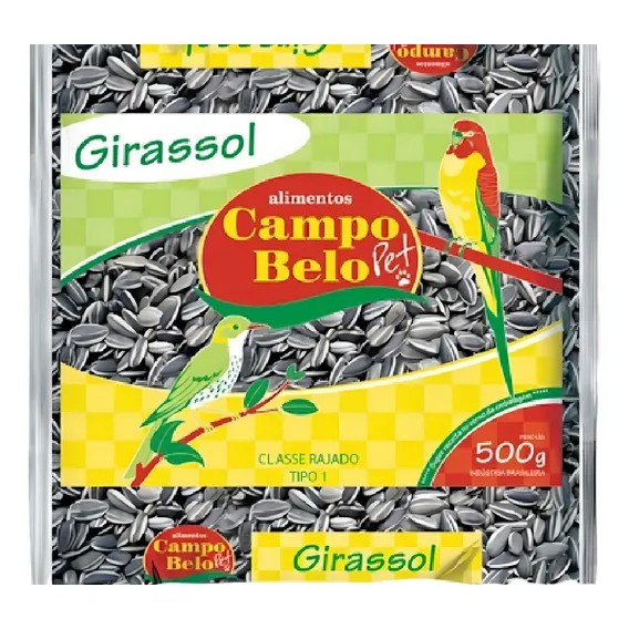 Semente Girrasol 500g Para Pássaros Aves Semente Limpnfe Foto 1