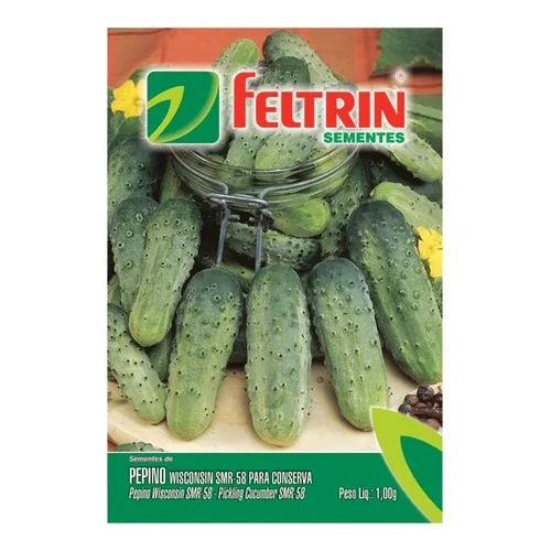 Semente Pepino Conserva 25 X 1g Foto 1