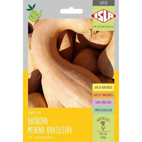 Sementes Abobora Menina Brasileira - Produto Orgânico Foto 1