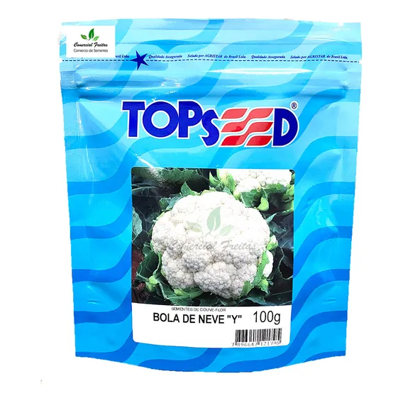 Sementes De Couve Flor Bola De Neve Pcte C/ 100 Gramas Foto 1
