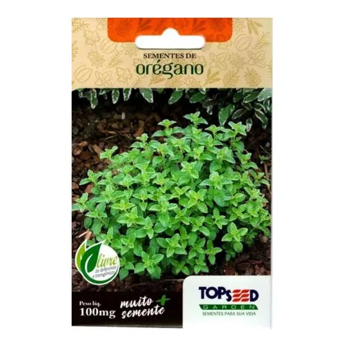 Sementes De Orégano Origanum Vulgare Topseed Garden Foto 1