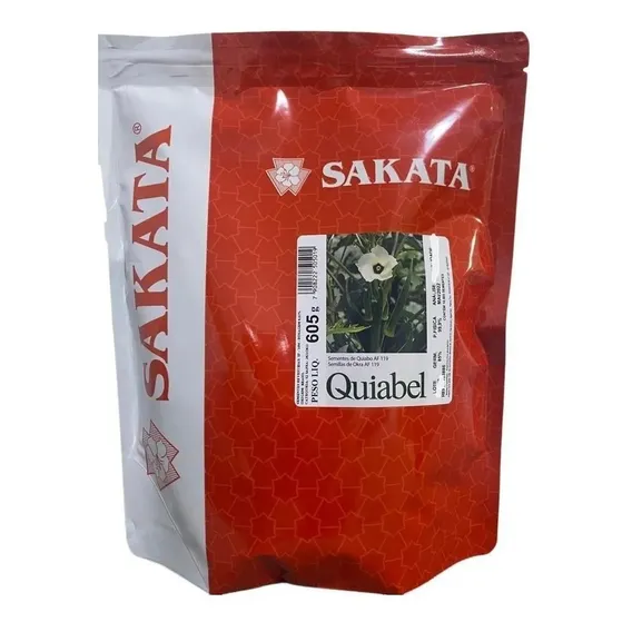 Sementes De Quiabo Precoce Quiabel 10000 Sementes- Sakata Foto 1