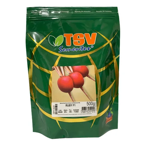 Sementes De Rabanete Ruby Hibrido Tsv 500gr Foto 1