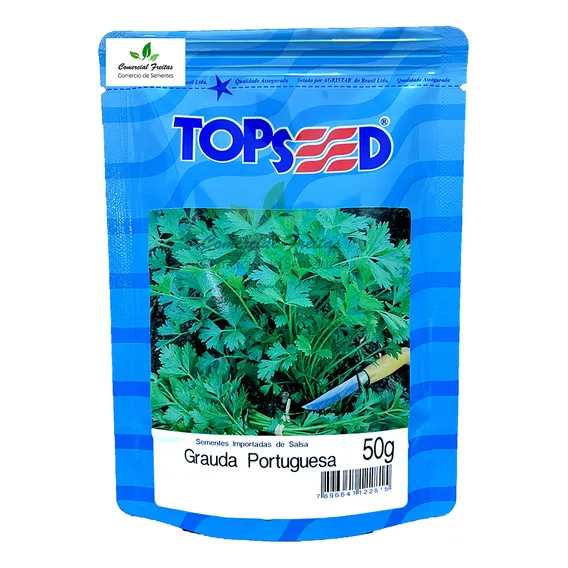 Sementes De Salsa Graúda Portuguesa Pcte C/ 50 Gramas Foto 1