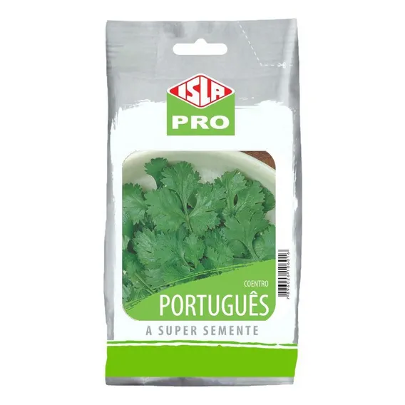 Sementes Tratadas De Coentro Português Isla Pro 500g Foto 1