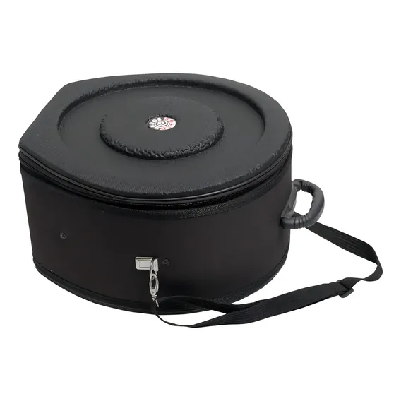 Semi Case Caixa Bateria 14 X 6,5 Solid Sound Estojo RÃgido Cor do casco Preto Foto 1