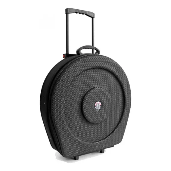 Semi Case Solid Sound Prato 22 C/ Rodas Cor Preto Foto 1