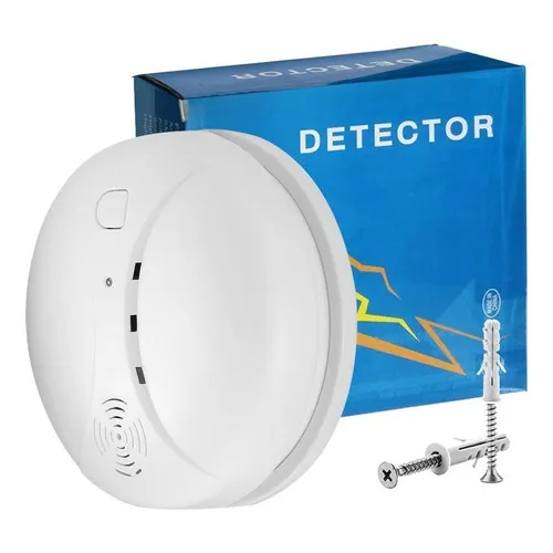 Sensor de alarme de detector de calor de fumaça autônomo sem fio 9v Foto 1