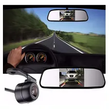 Sensor De Estacionamento Preto + Câmera De Ré Com Retrovisor Foto mini 3