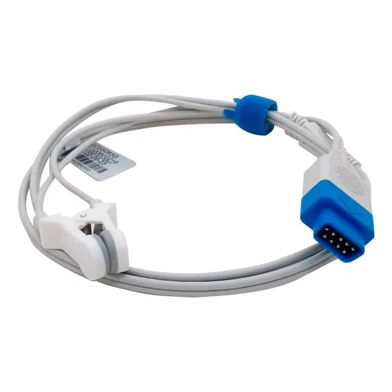 Sensor De Oximetria Ge Datex Ohmeda Clip Orelha Foto 1