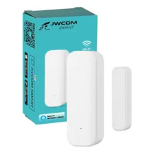 Sensor De Porta Janela Wifi Inteligente Tuya Smart Alarme App Notificação Casa Segura Jwcom Smart Foto mini 1
