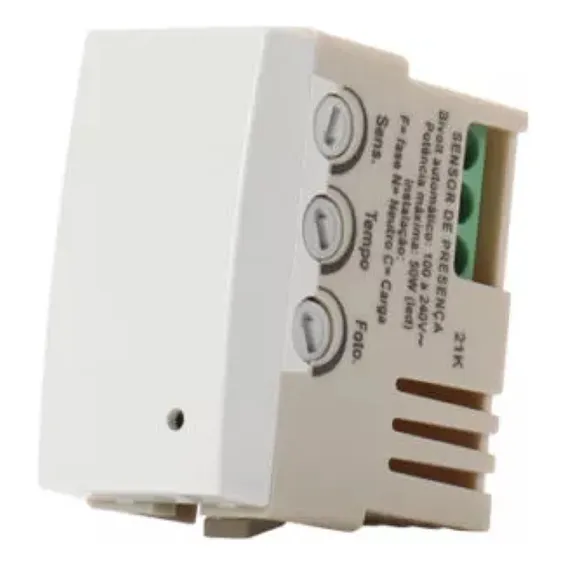 Sensor De Presença Micro Modular Bivolt Sleek Mar Girius Foto 1
