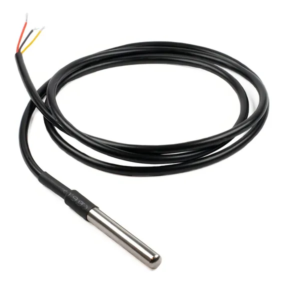 Sensor De Temperatura Digital Ds18b20 A Prova Dágua Arduino Foto 1