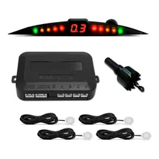 Sensor Estacionamento 4 Pontos Branco Display Led Universal Foto mini 4