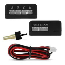 Sensor Estacionamento 4 Pontos Branco Display Led Universal Foto mini 3