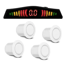 Sensor Estacionamento 4 Pontos Branco Display Led Universal Foto mini 1